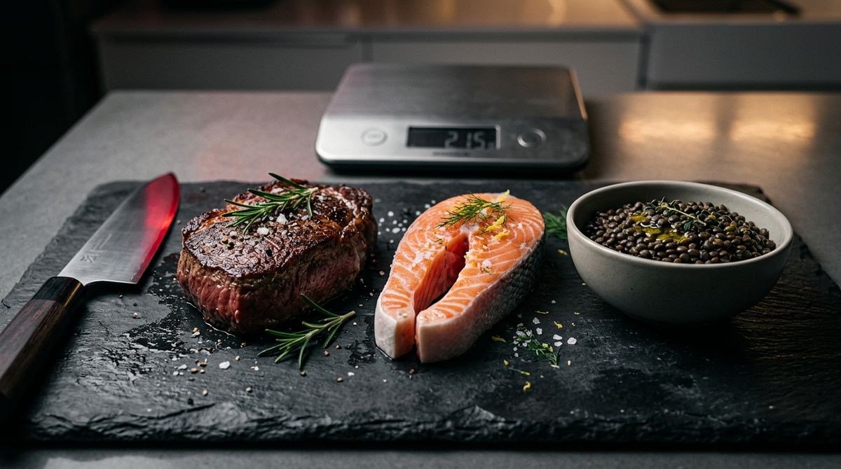 Tabla de Proteínas: Gramos de Proteína por Alimento para Hombres